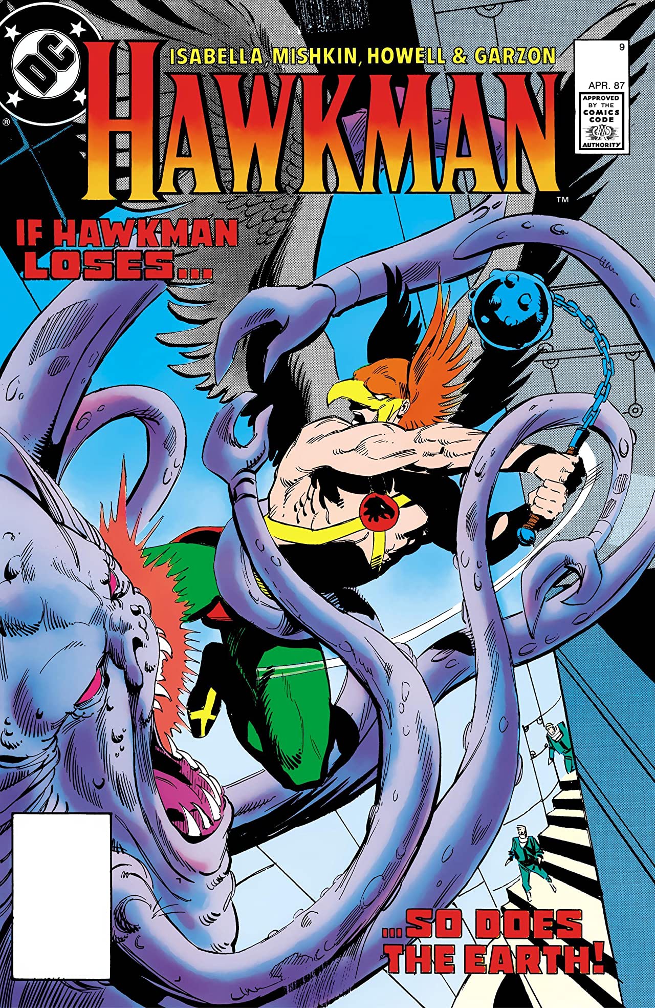 Hawkman (1986) #9 cover
