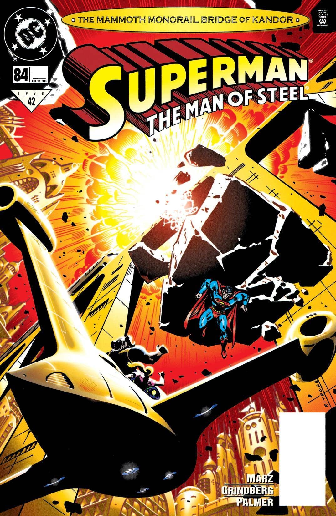 Cover of Superman: The Man of Steel #84