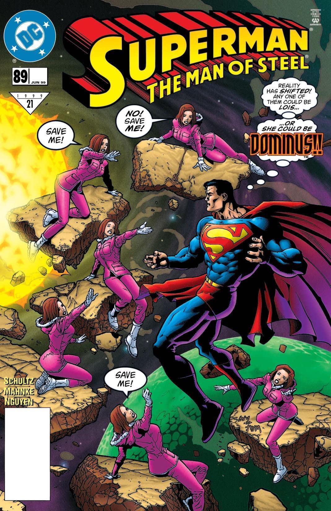 Cover of Superman: The Man of Steel #89
