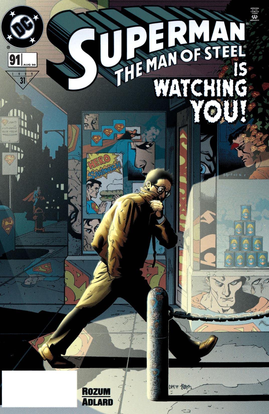 Cover of Superman: The Man of Steel #91