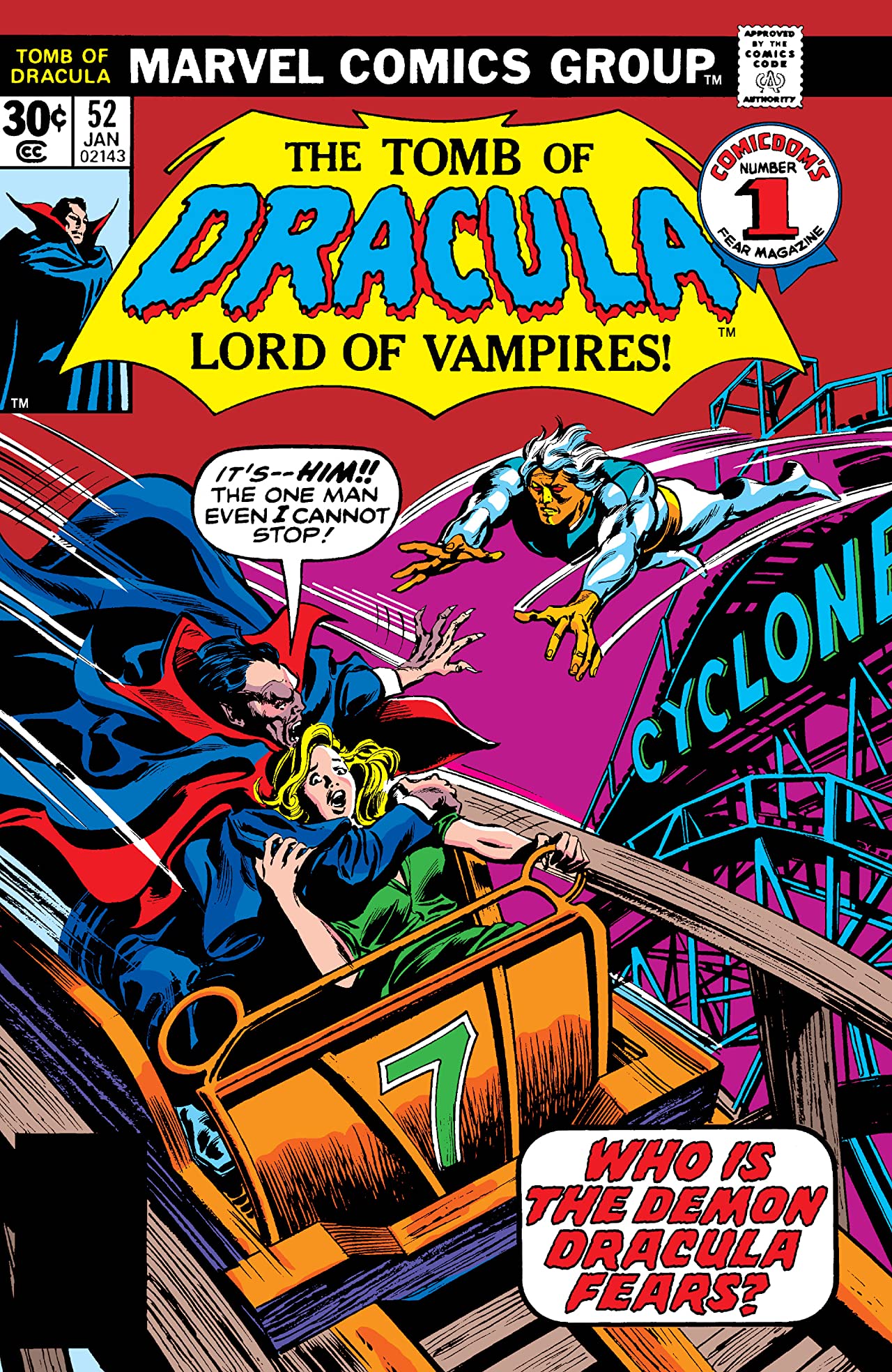 Cover of Tomb of Dracula #52