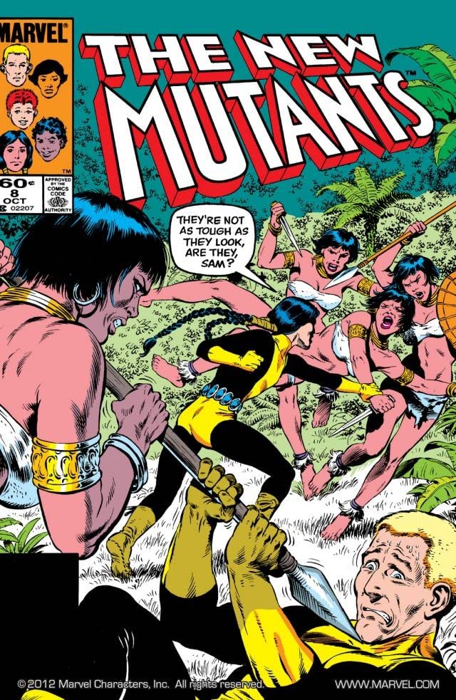 The New Mutants #8 cover