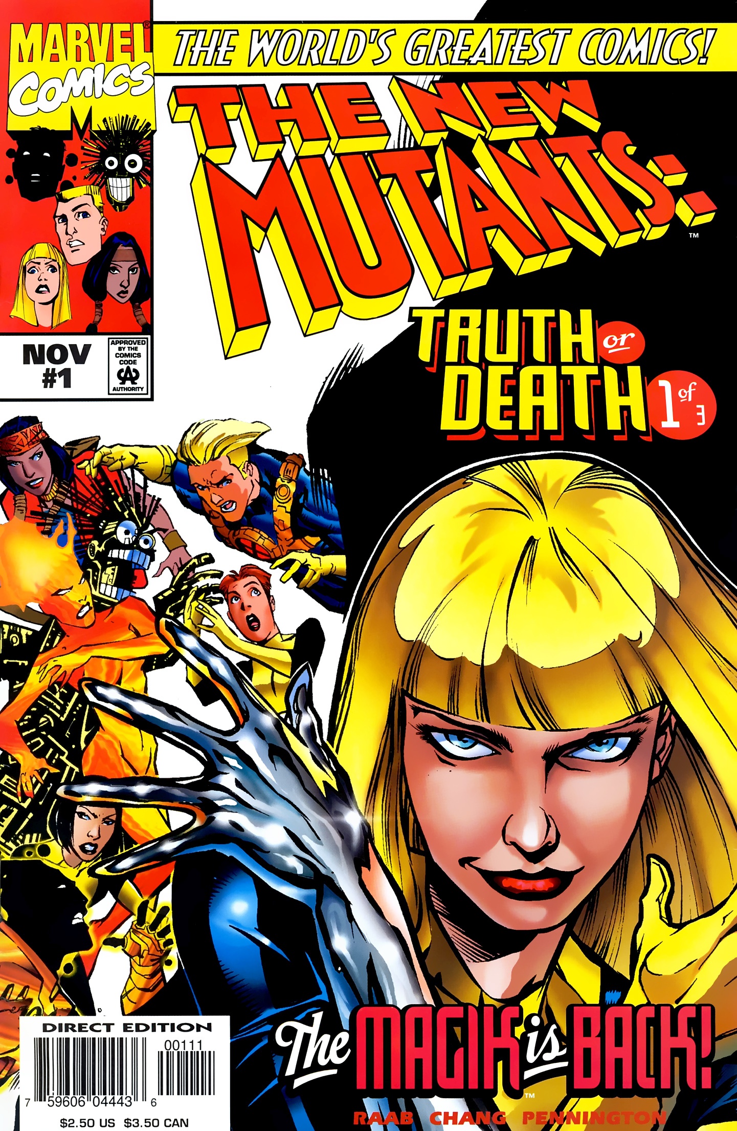 New Mutants: Truth or Death #1 cover