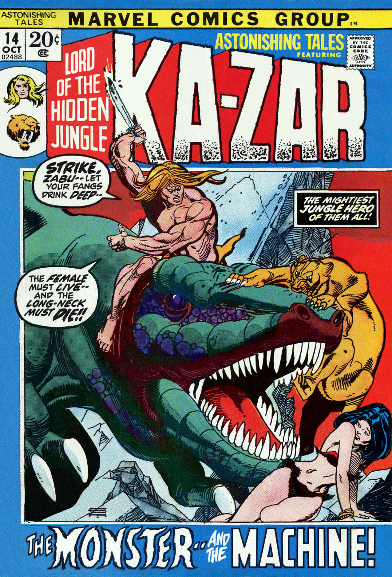 Astonishing Tales (1970) #14