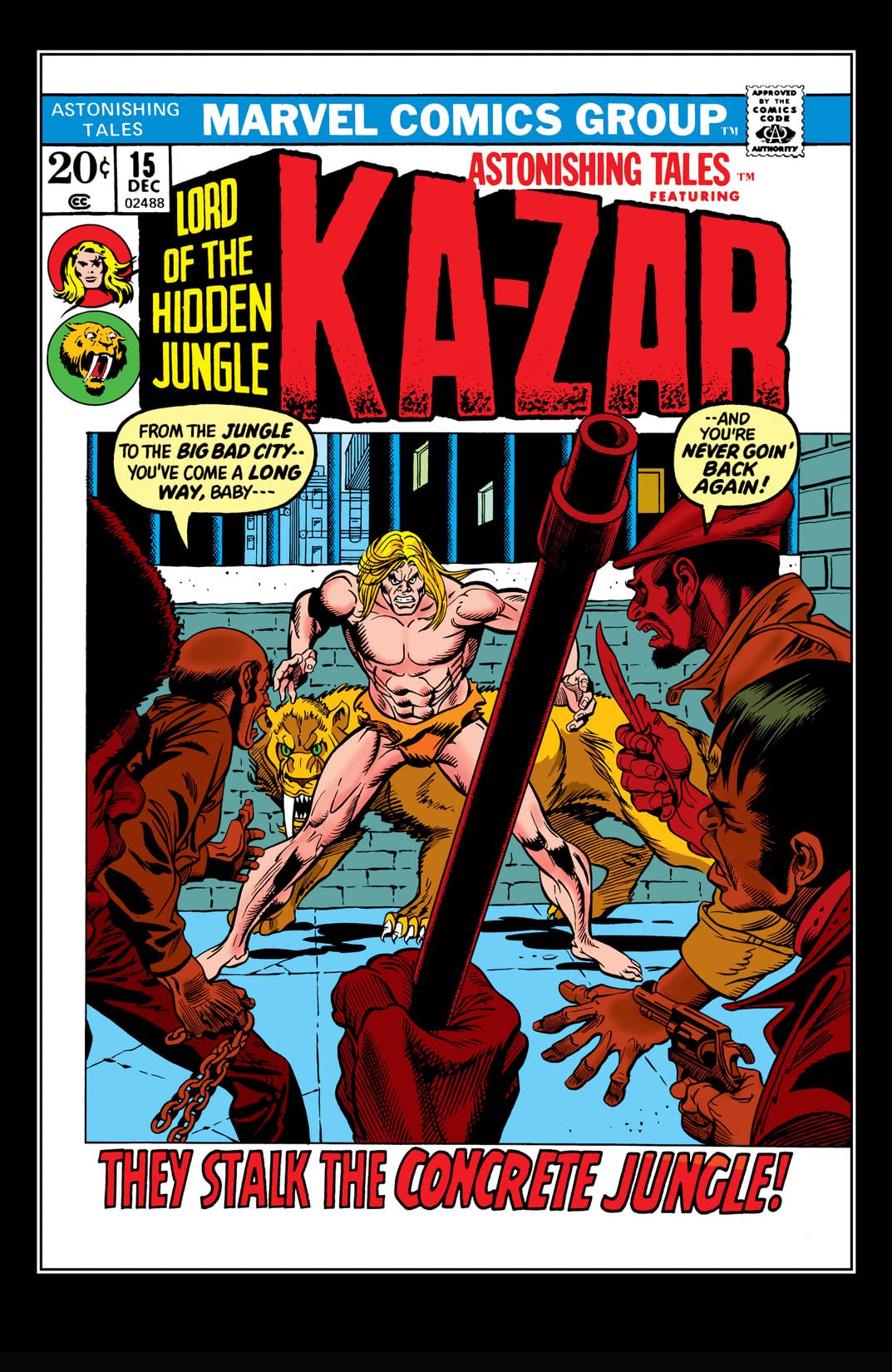 Astonishing Tales (1970) #15 cover