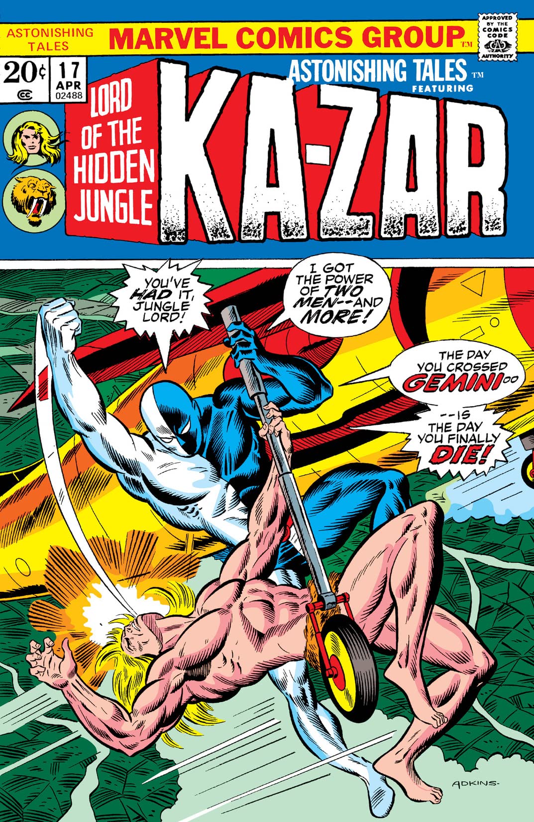 Astonishing Tales (1970) #17 cover