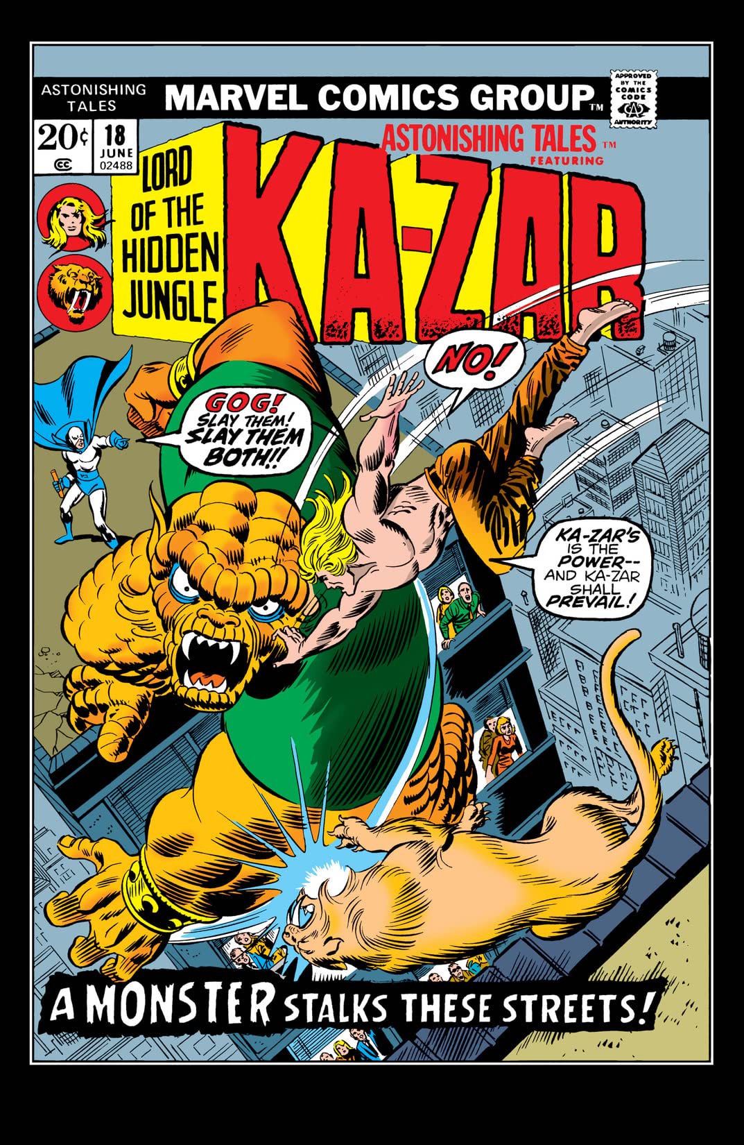 Astonishing Tales (1970) #18 cover