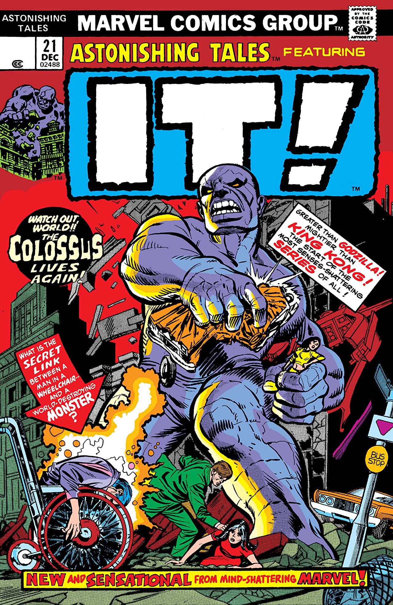 Astonishing Tales (1970) #21 cover