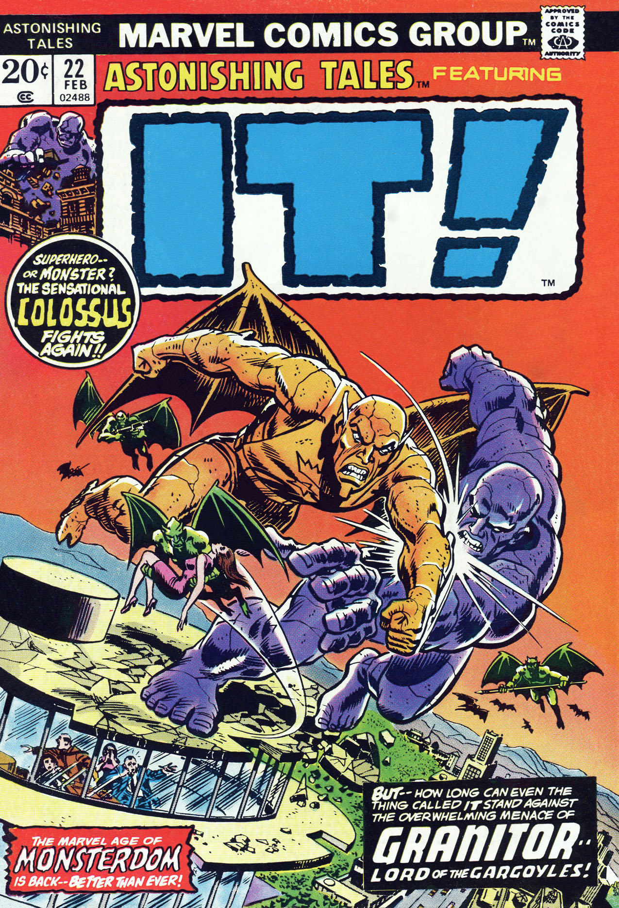 Astonishing Tales (1970) #22 cover