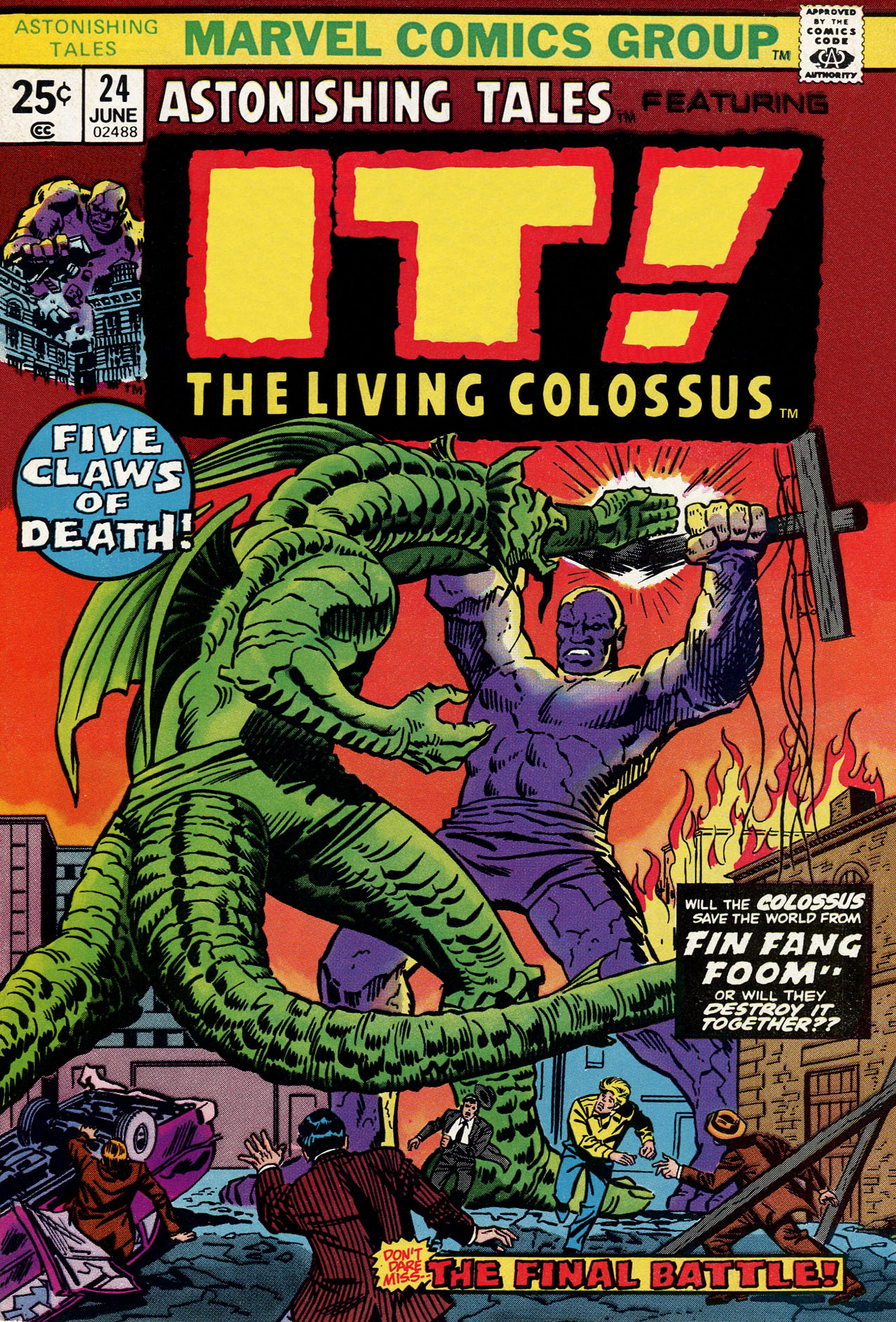 Astonishing Tales (1970) #24 cover