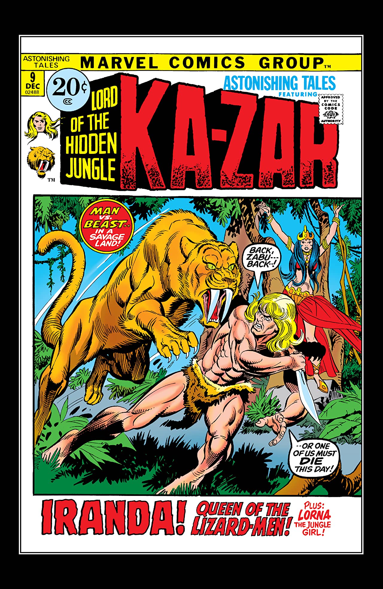 Astonishing Tales (1970) #9 cover