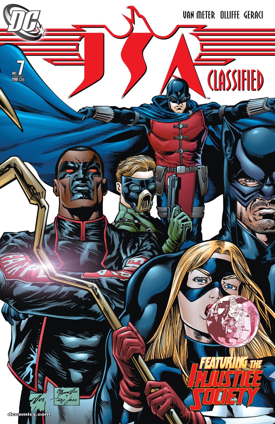 JSA: Classified (2005) #7 cover