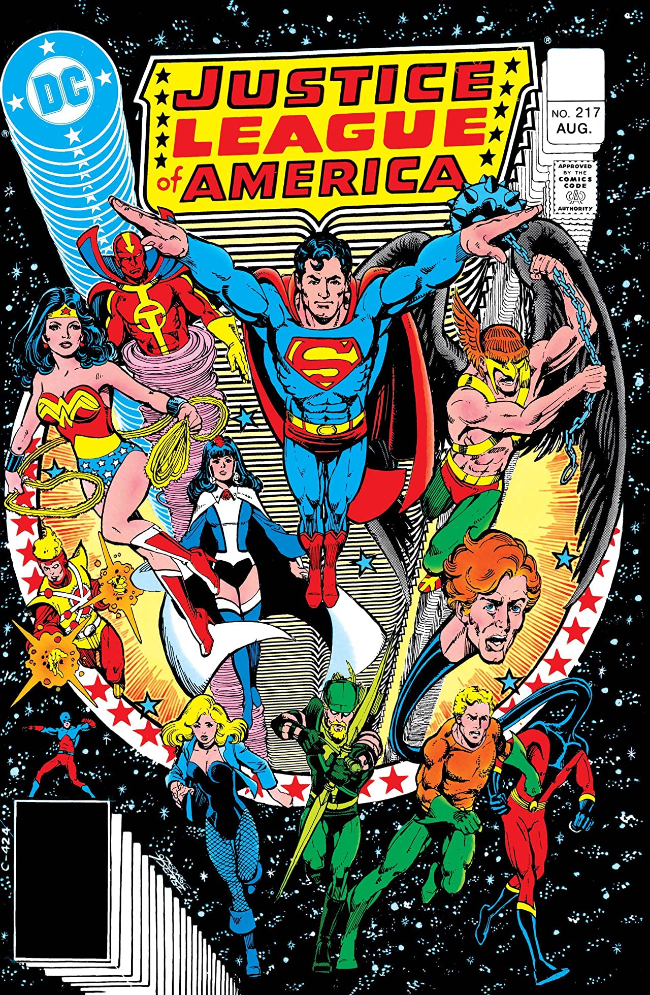 Justice League of America #217 cover
