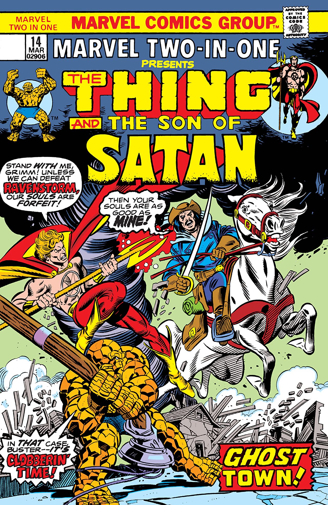 Cover of Marvel Two-in-One #14