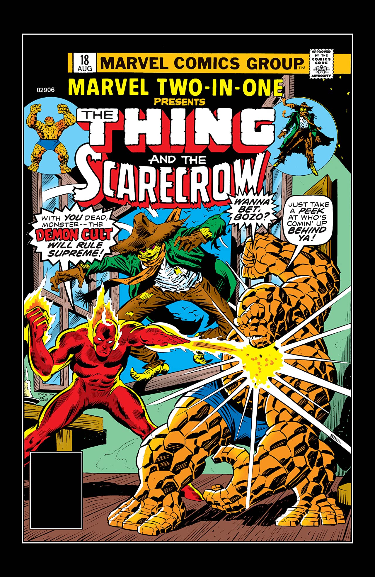 Cover of Marvel Two-in-One #18