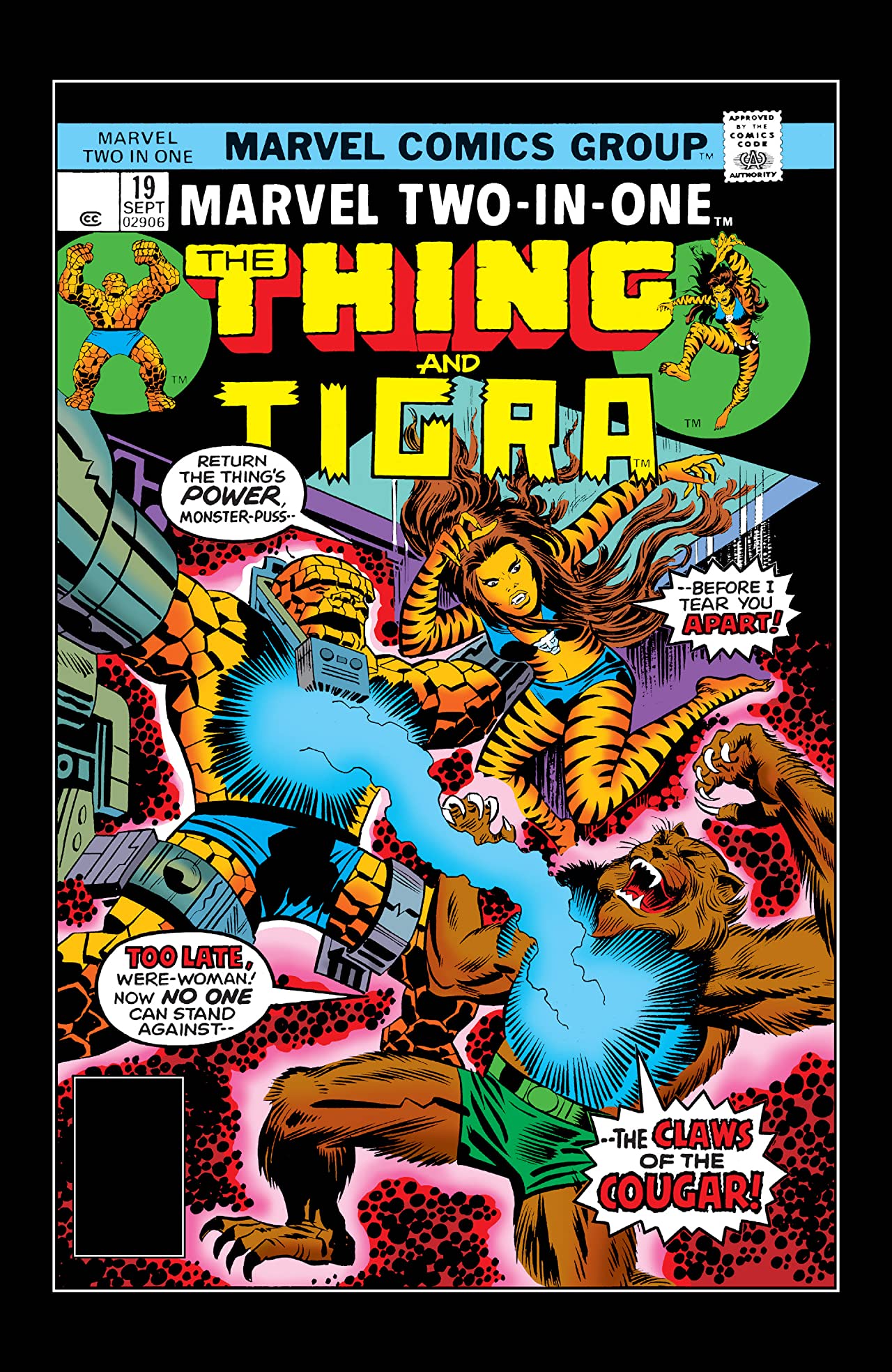 Cover of Marvel Two-in-One #19