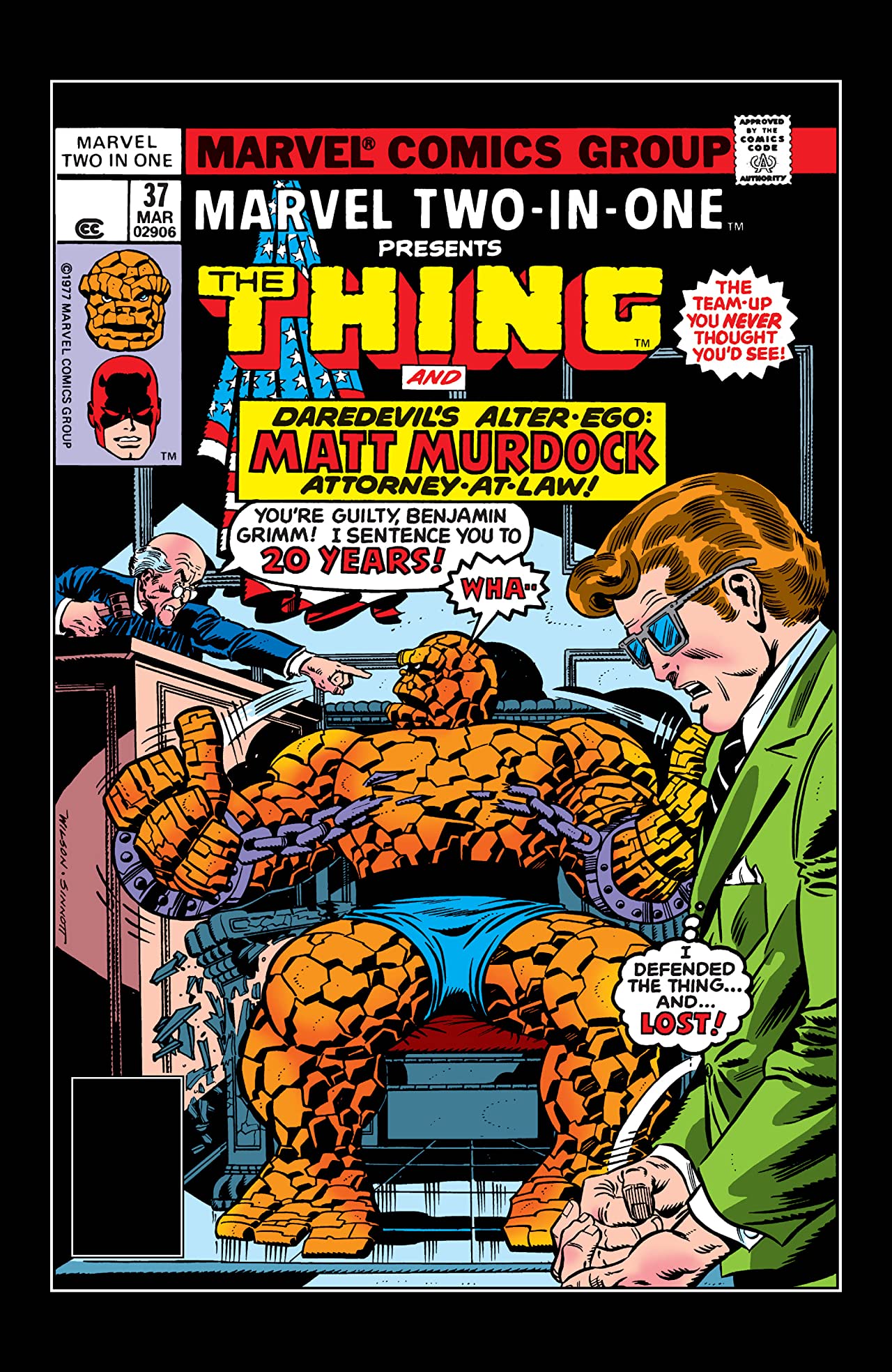 Cover of Marvel Two-In-One