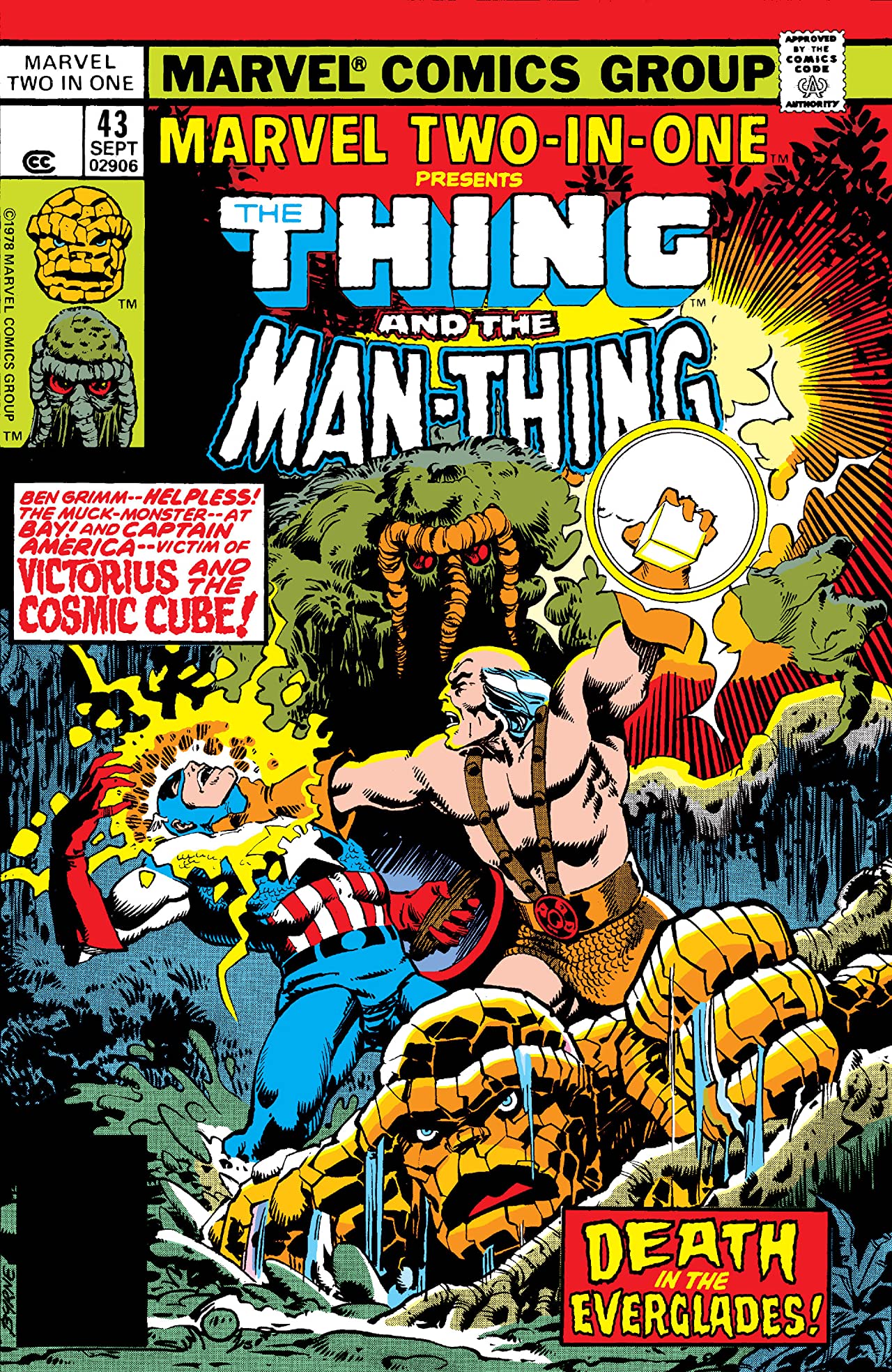 Cover of Marvel Two-in-One #43