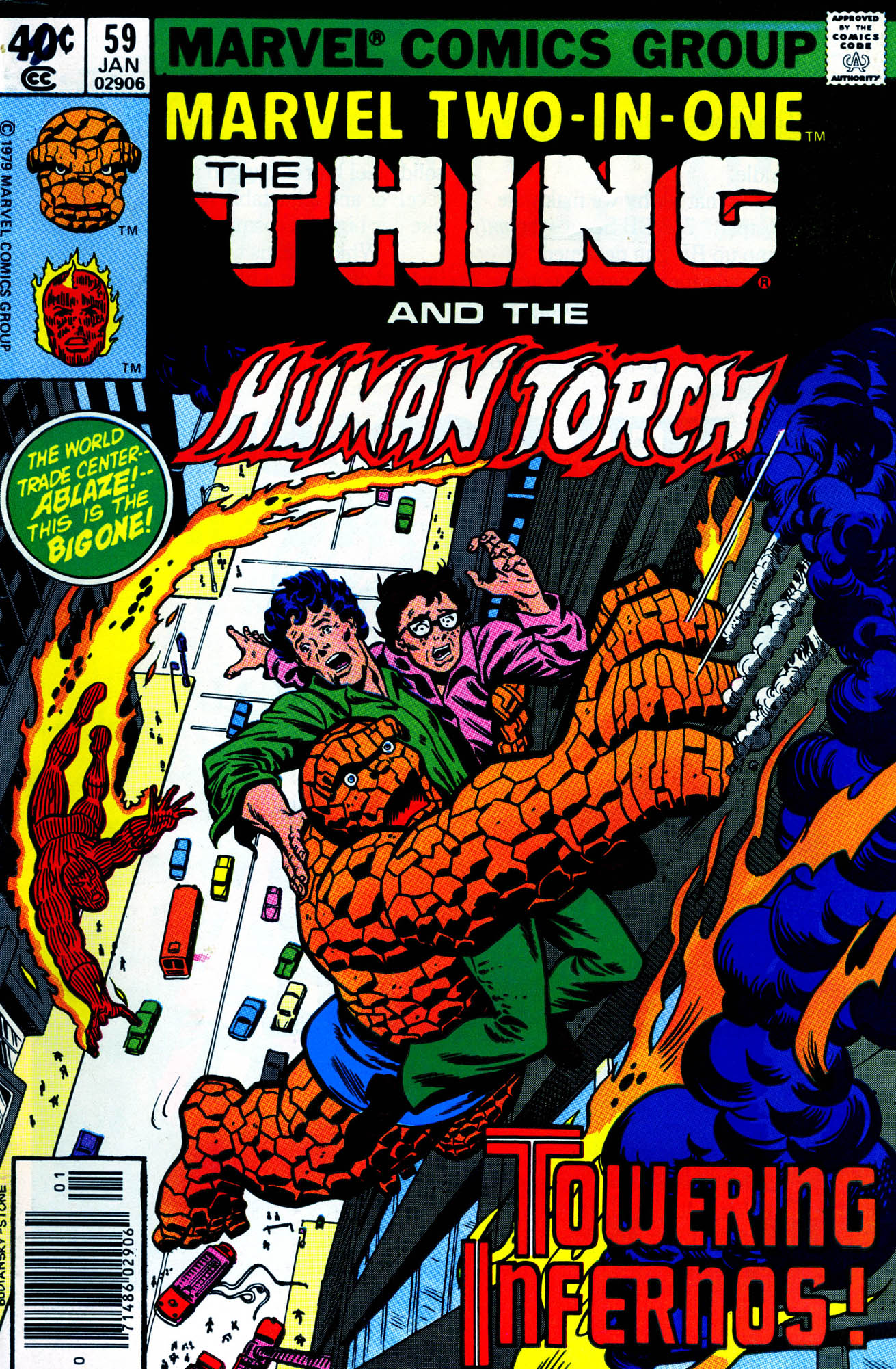 Cover of Marvel Two-in-One #59