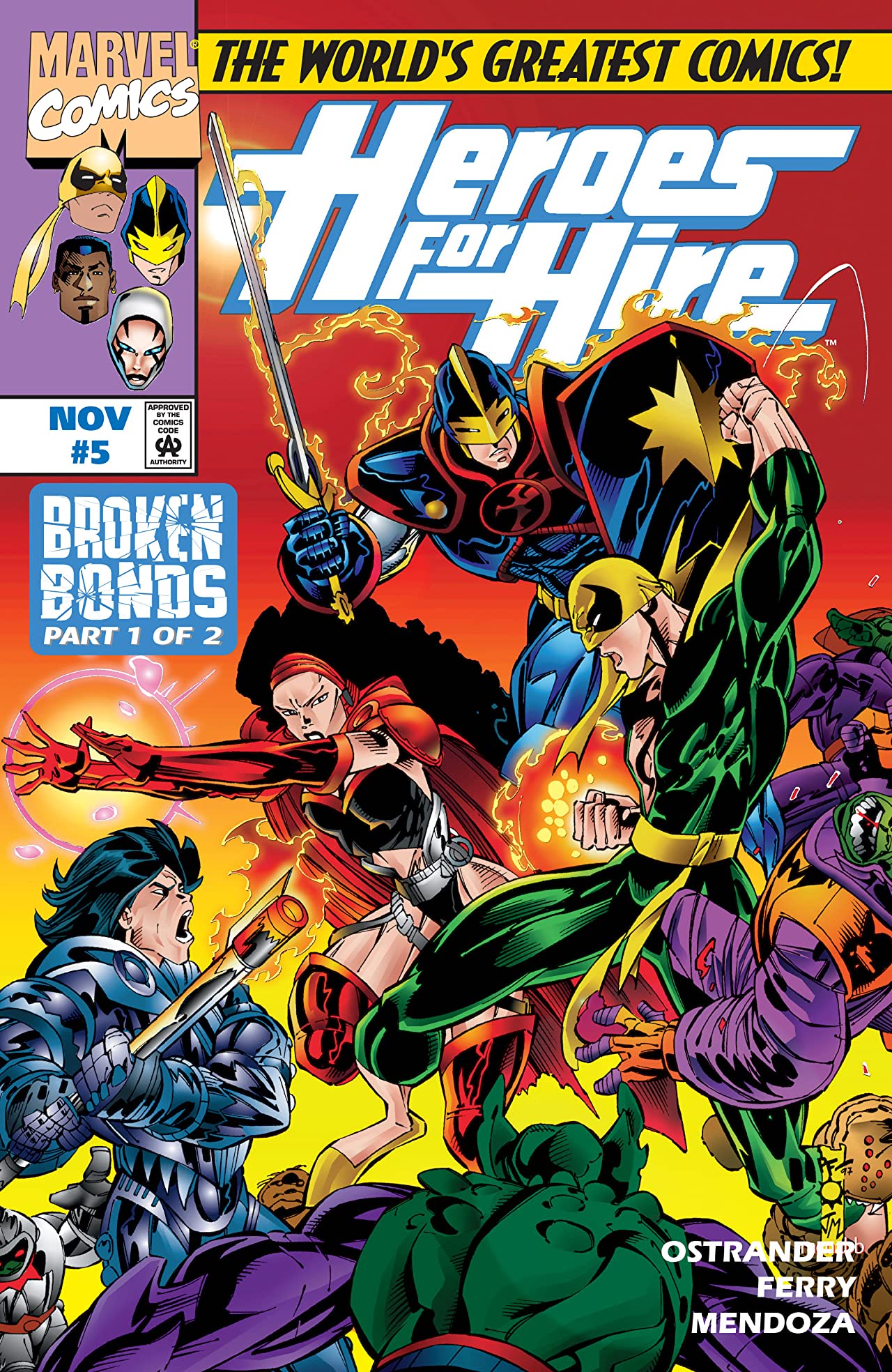 Heroes for Hire #5 cover
