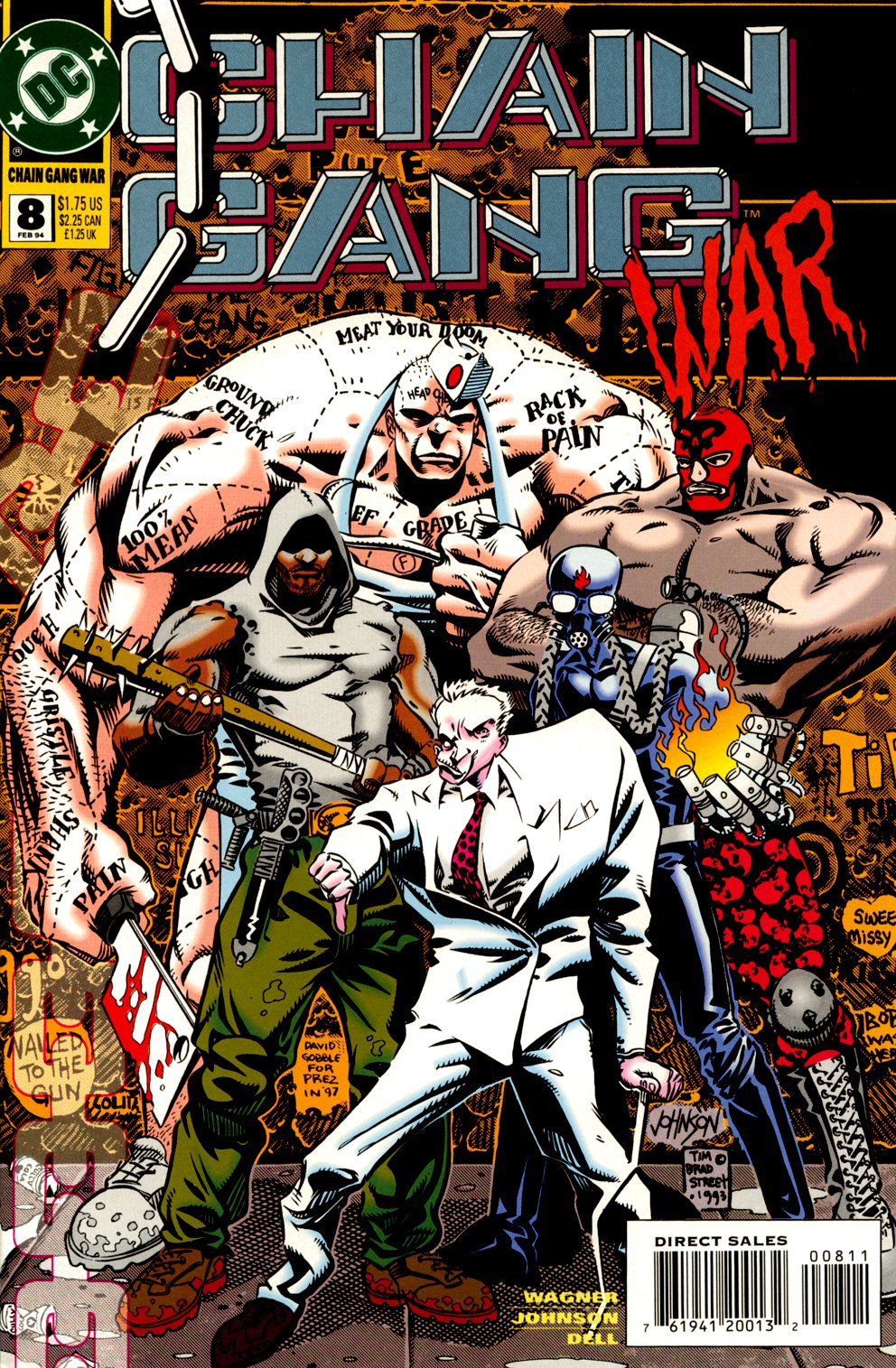 Chain Gang War (1993) #8 cover