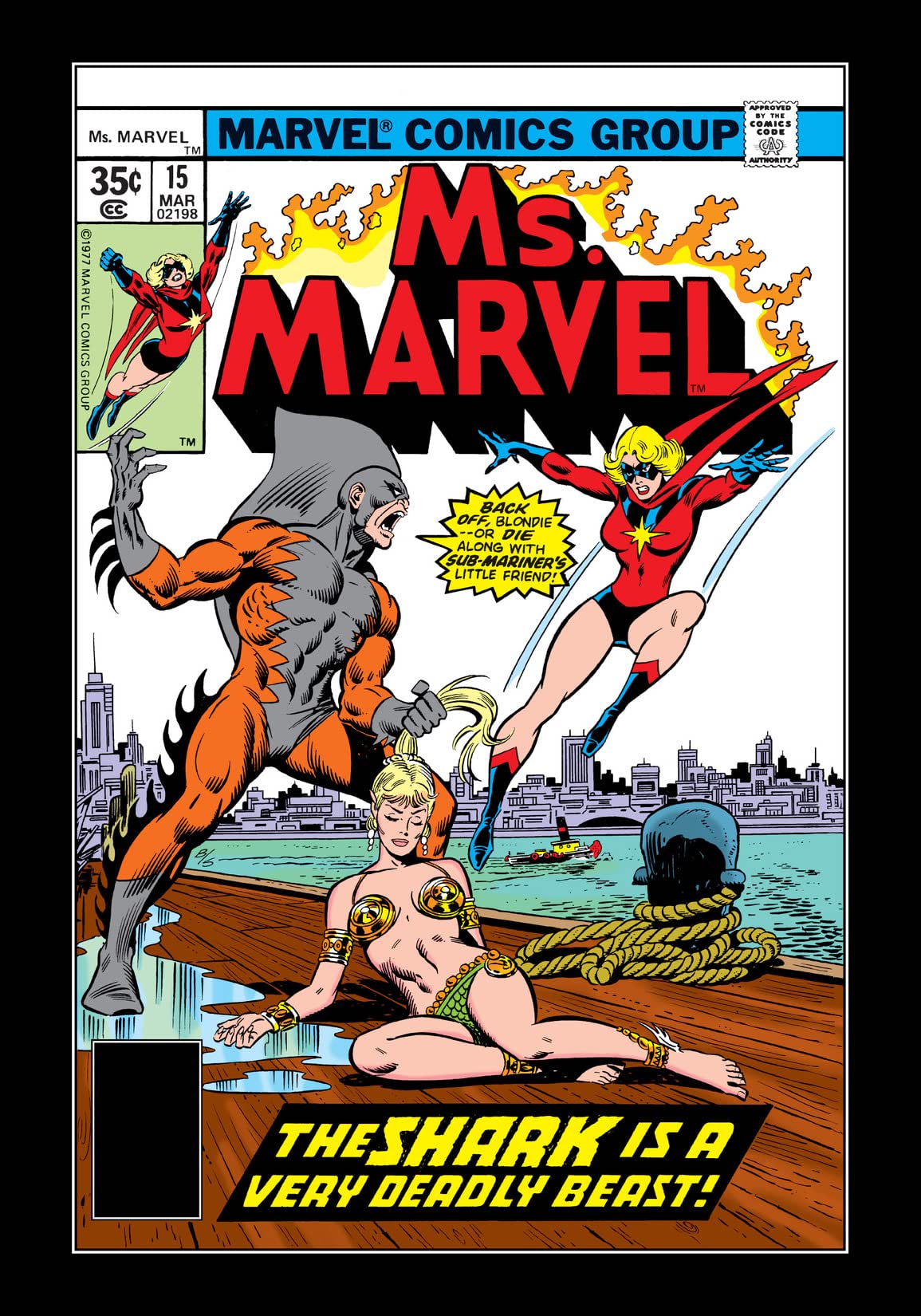 Ms. Marvel (1977) #15 cover