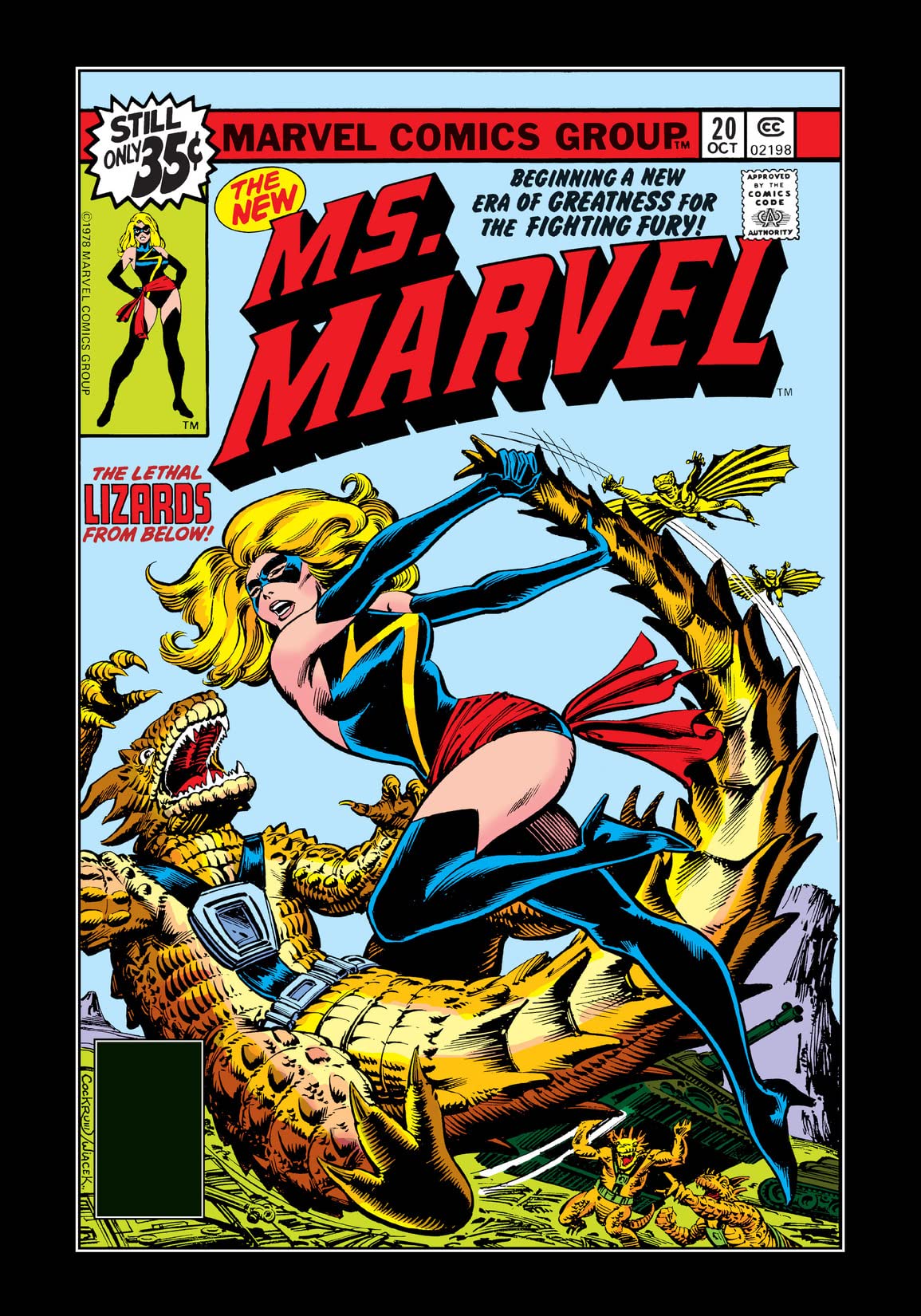 Ms. Marvel (1977) #20 cover