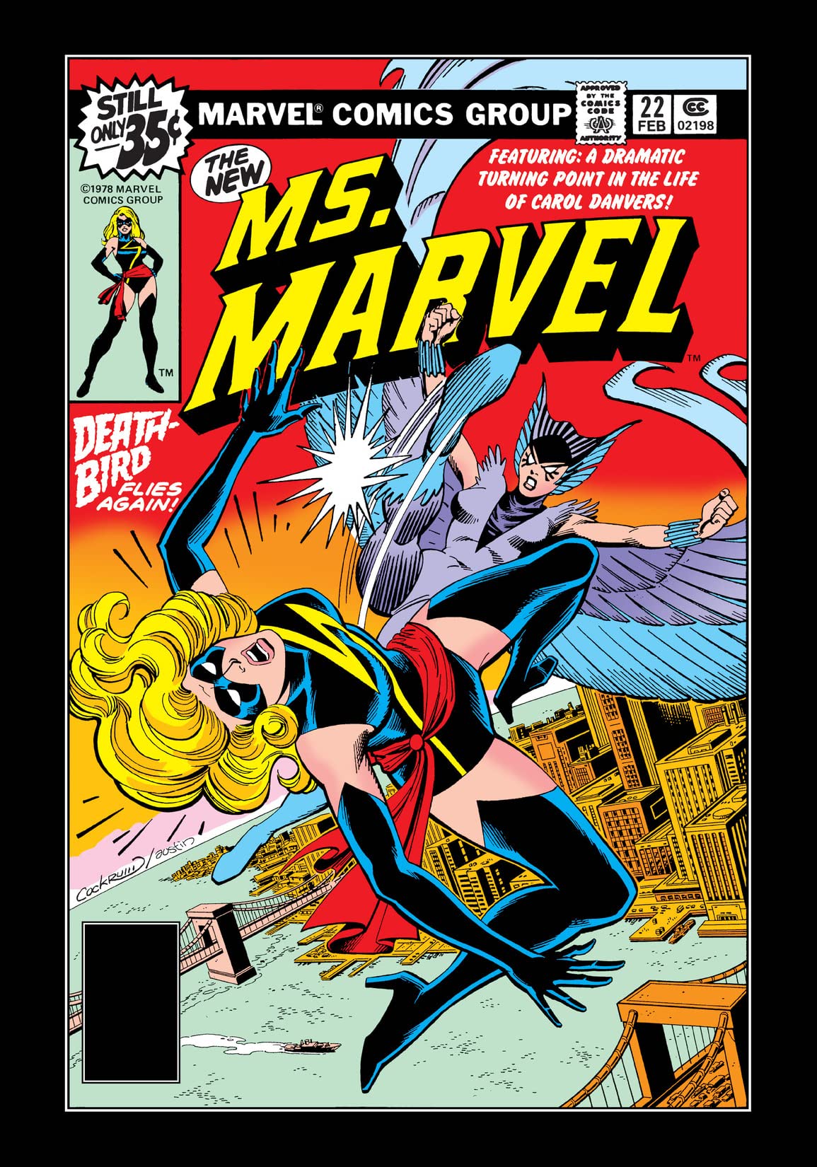 Ms. Marvel (1977) #22 cover