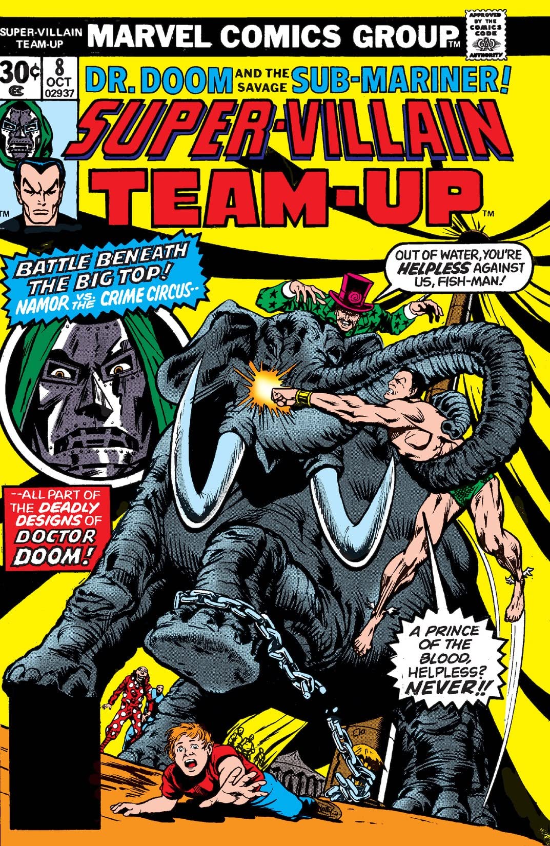 Super-Villain Team-Up (1975) #8 cover