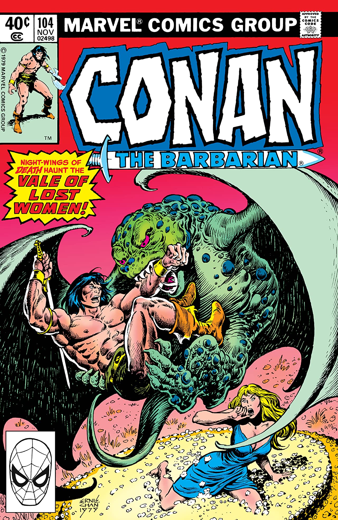 Conan the Barbarian #104 cover