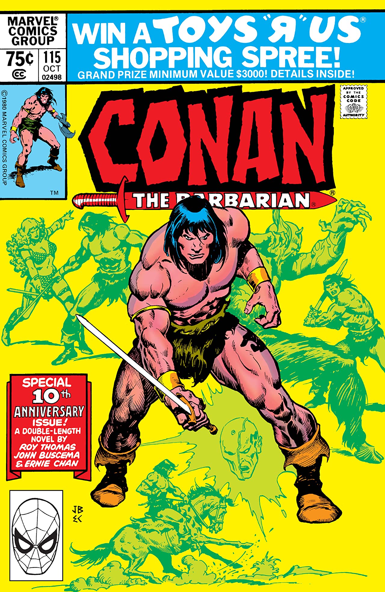 Conan the Barbarian #115 cover