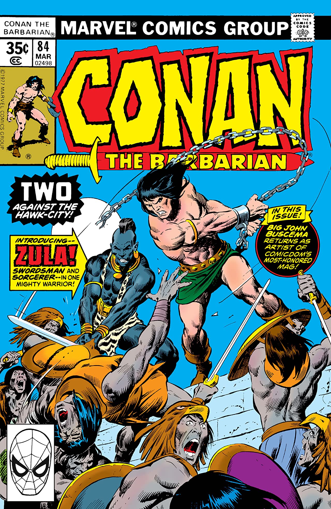 Conan the Barbarian #84 cover