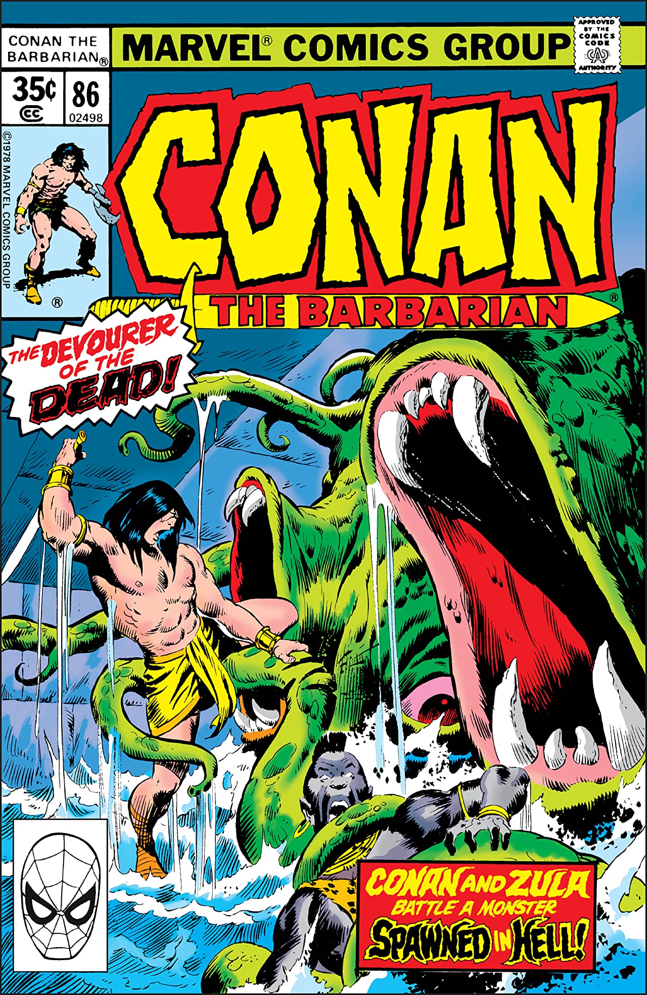 Conan the Barbarian #86 cover