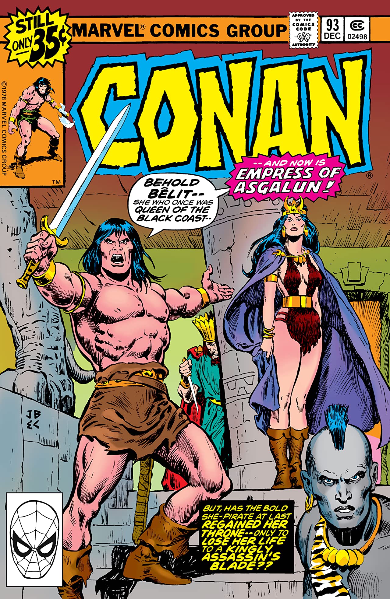 Conan the Barbarian #93 cover