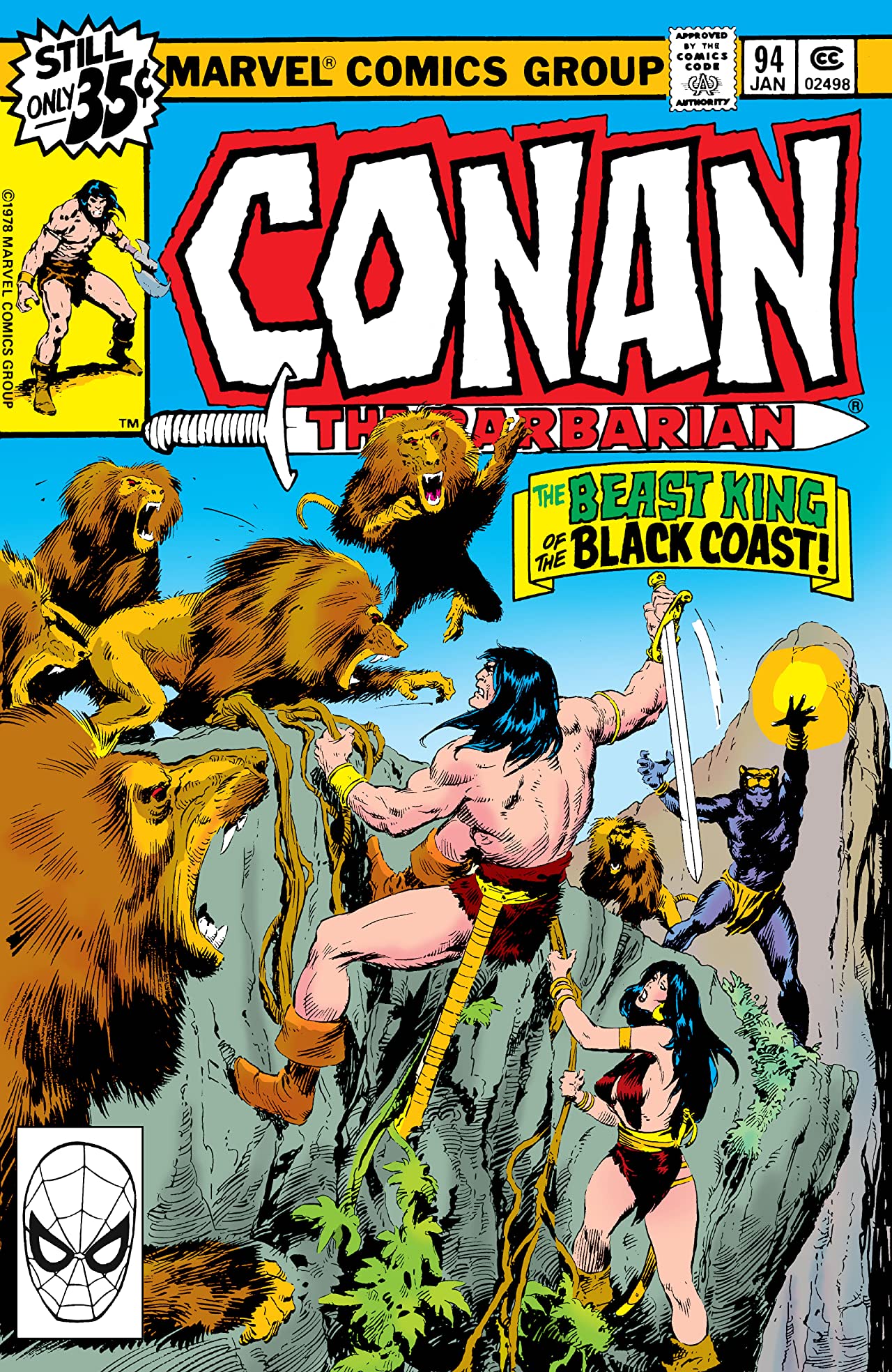 Conan the Barbarian #94 cover