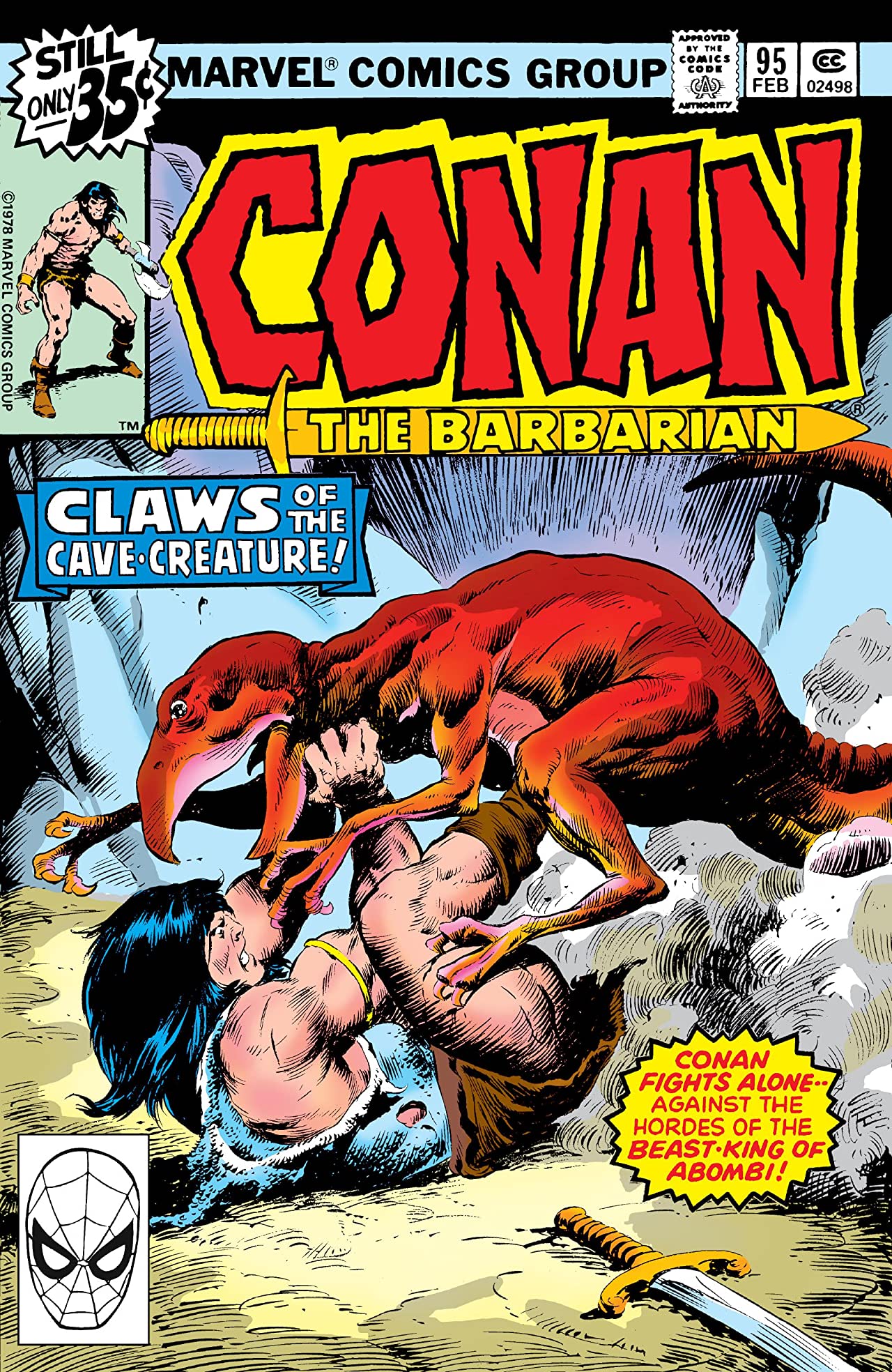 Conan the Barbarian #95 cover