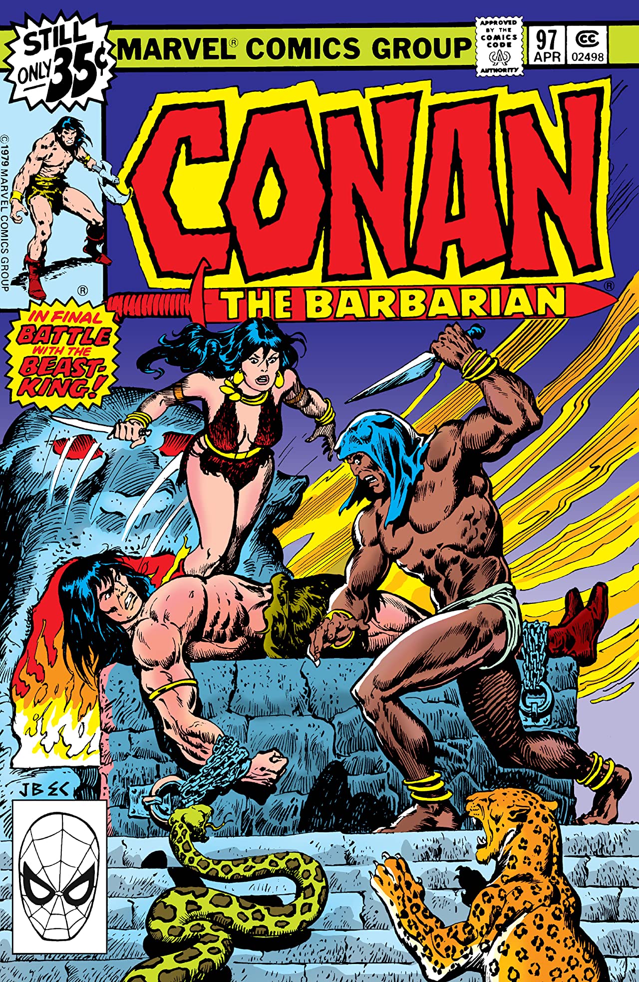 Conan the Barbarian #97 cover