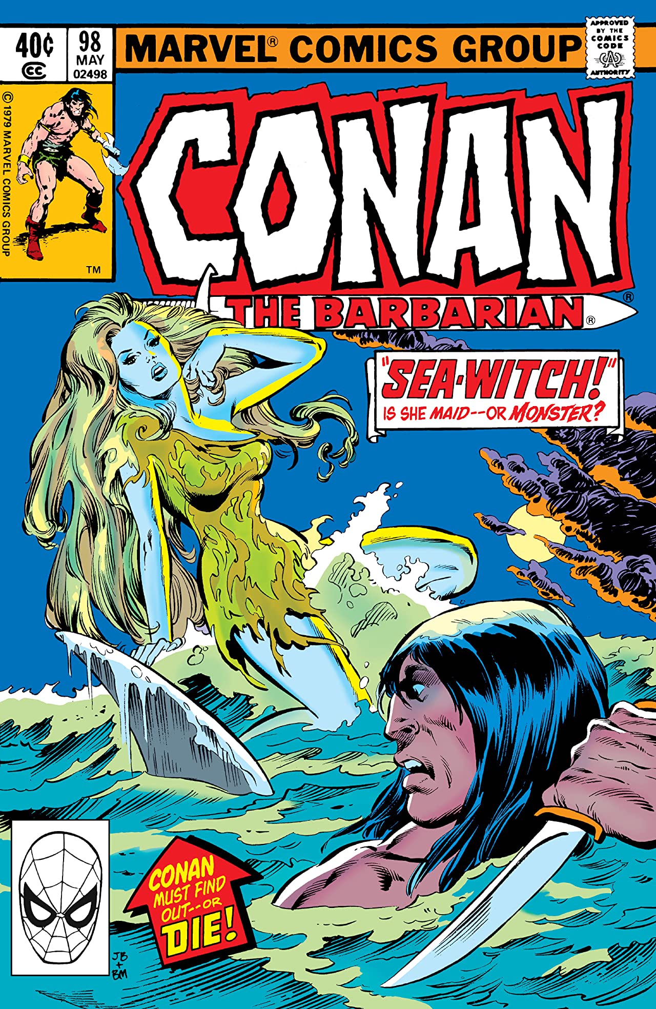 Conan the Barbarian #98 cover
