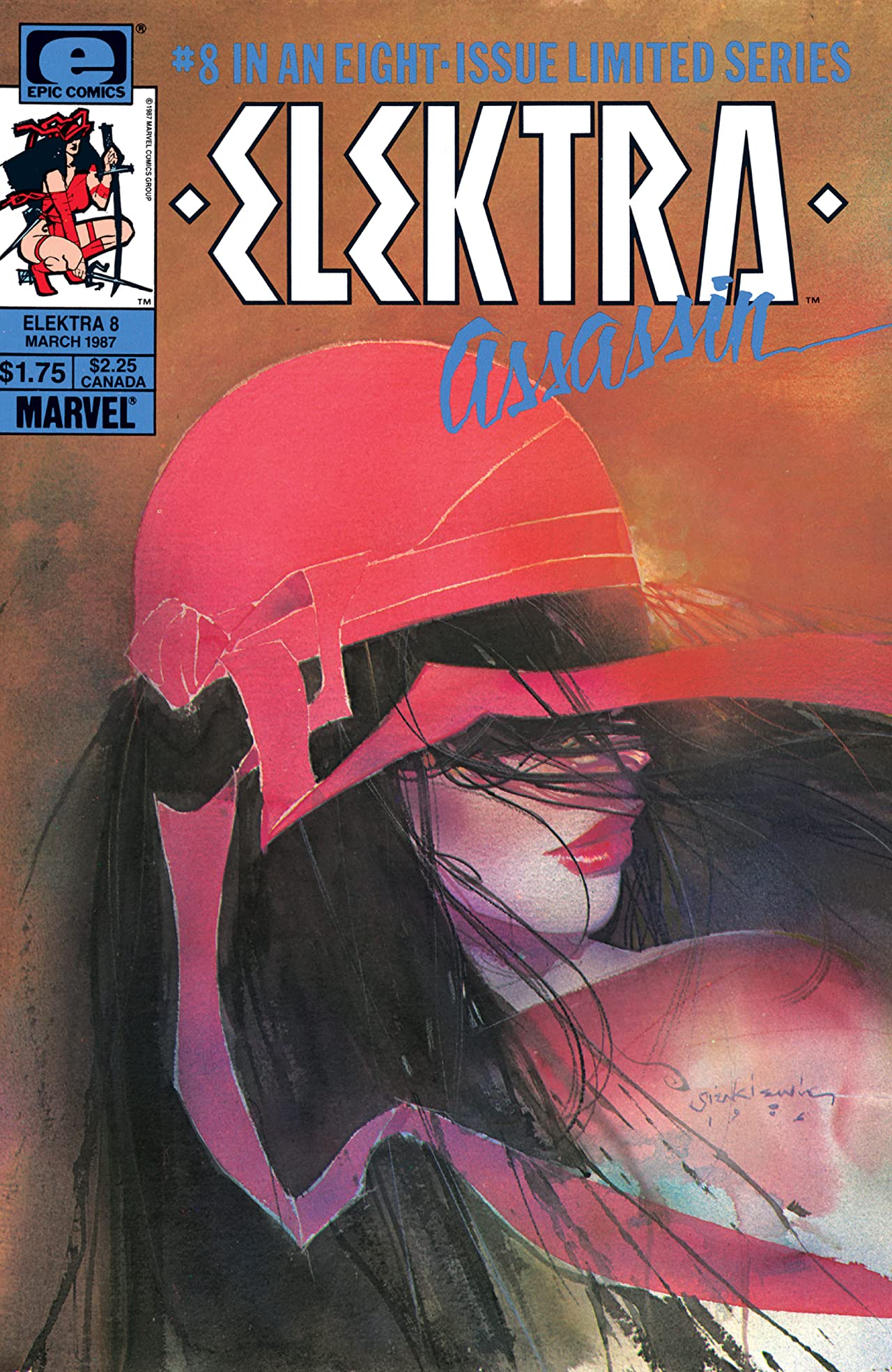 Cover of Elektra: Assassin #8