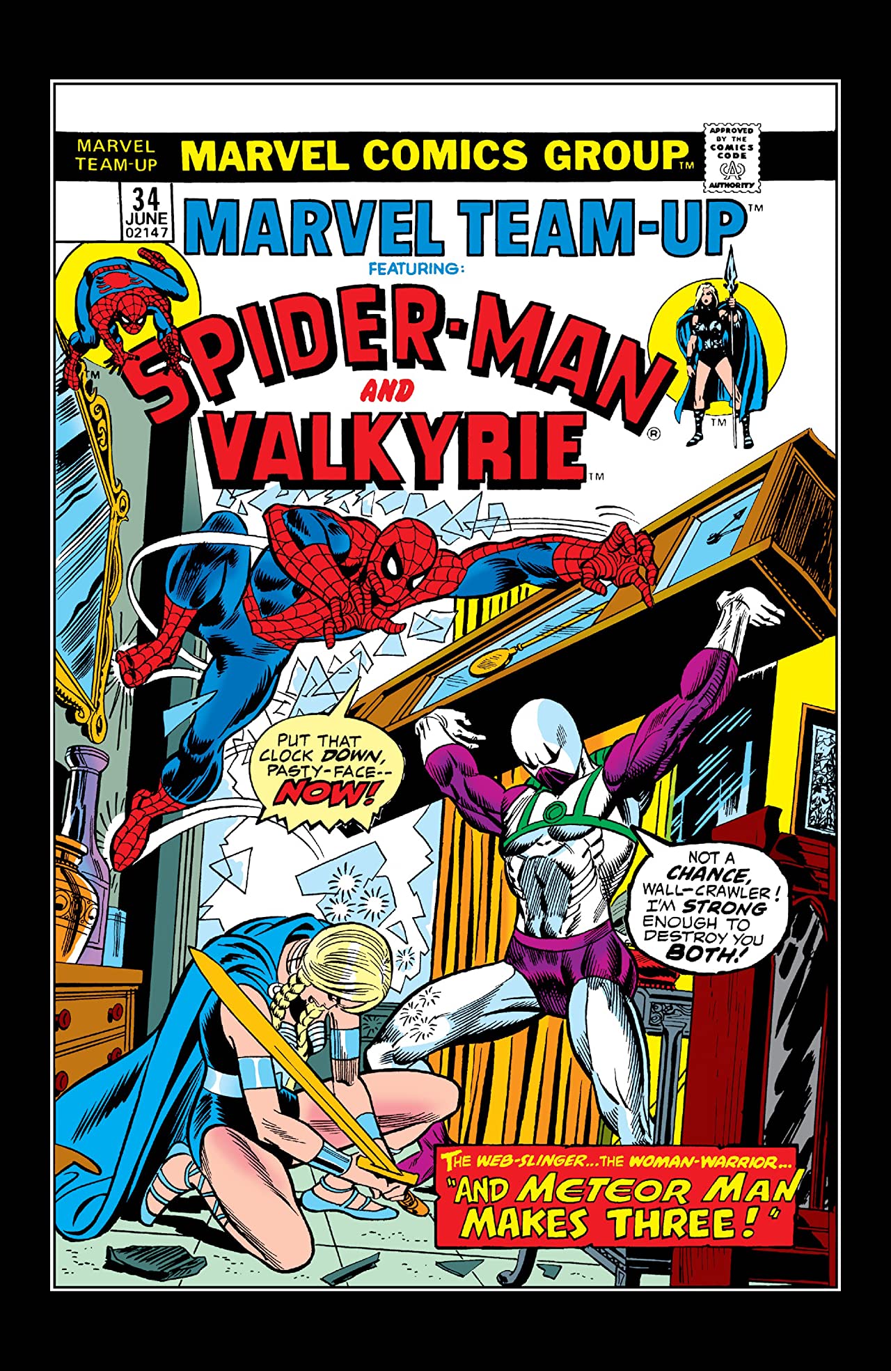Cover of Marvel Team-Up #34