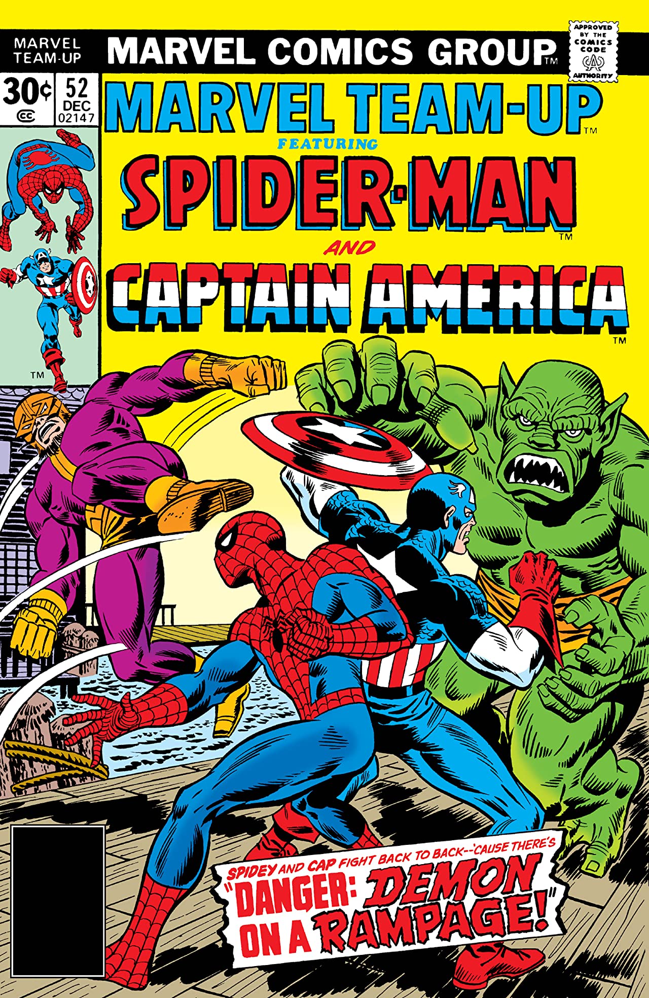 Cover of Marvel Team-Up #52