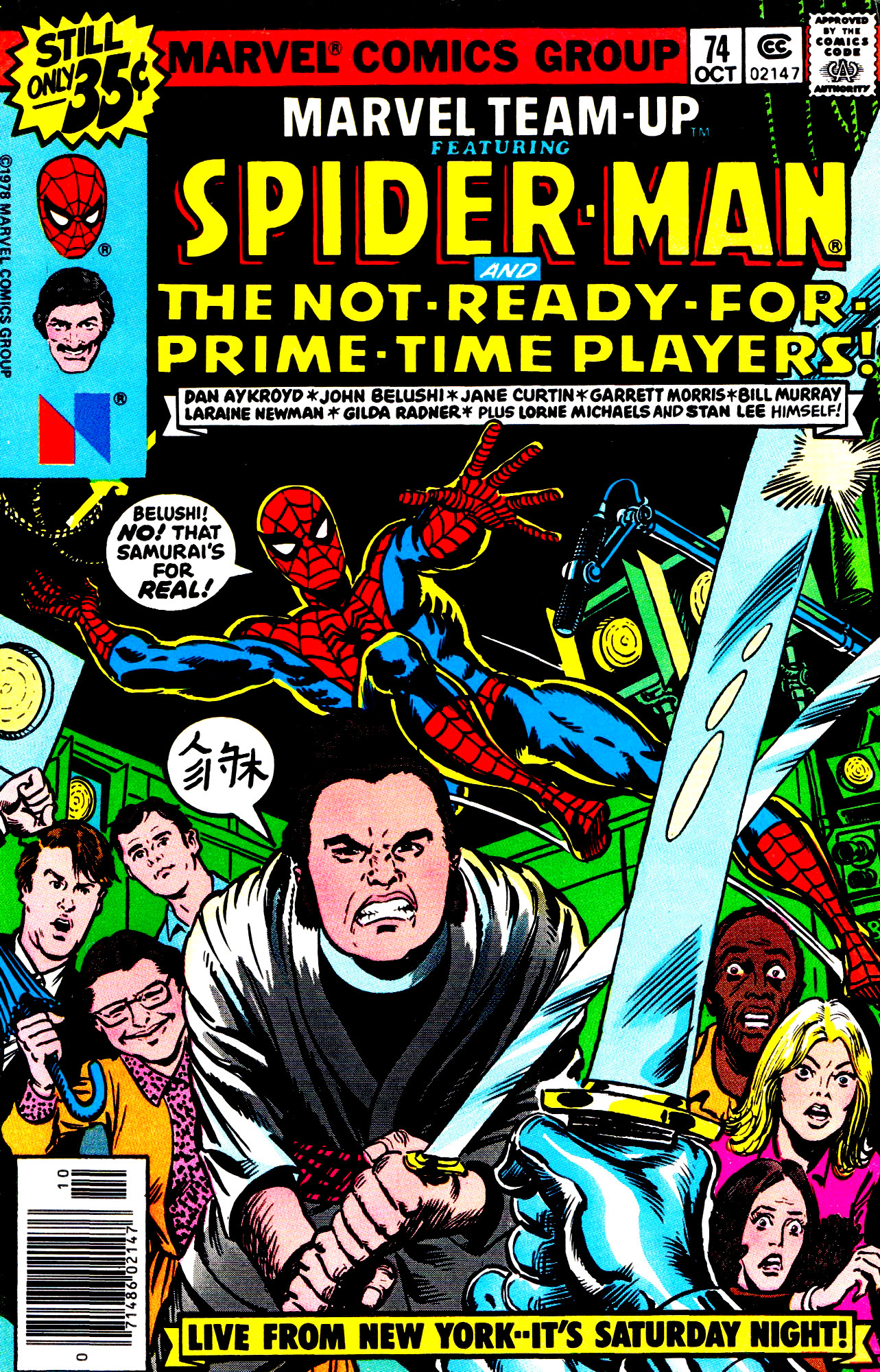 Cover of Marvel Team-Up #74