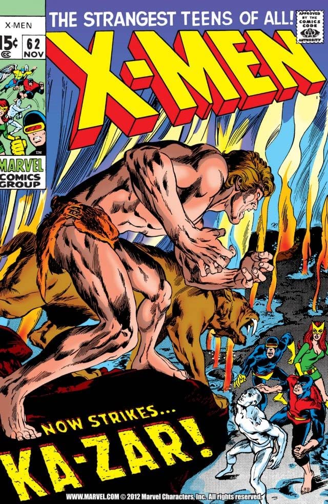 Cover of The X-Men #62