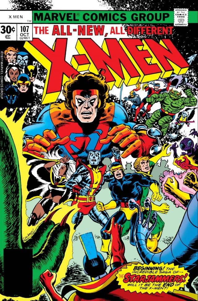 The X-Men #107 cover