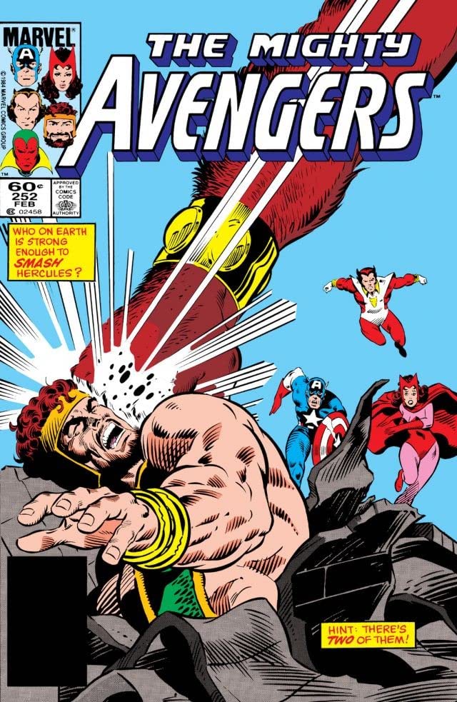 Cover of The Avengers #252
