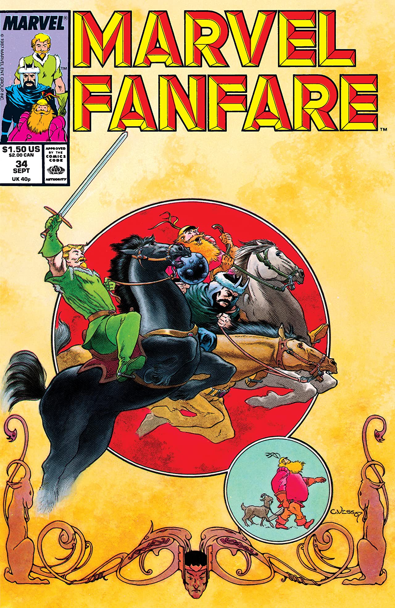 Marvel Fanfare (1982) #34 cover