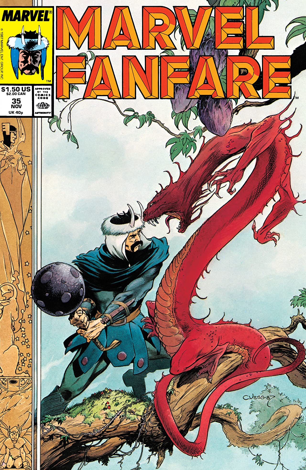 Marvel Fanfare (1982) #35 cover