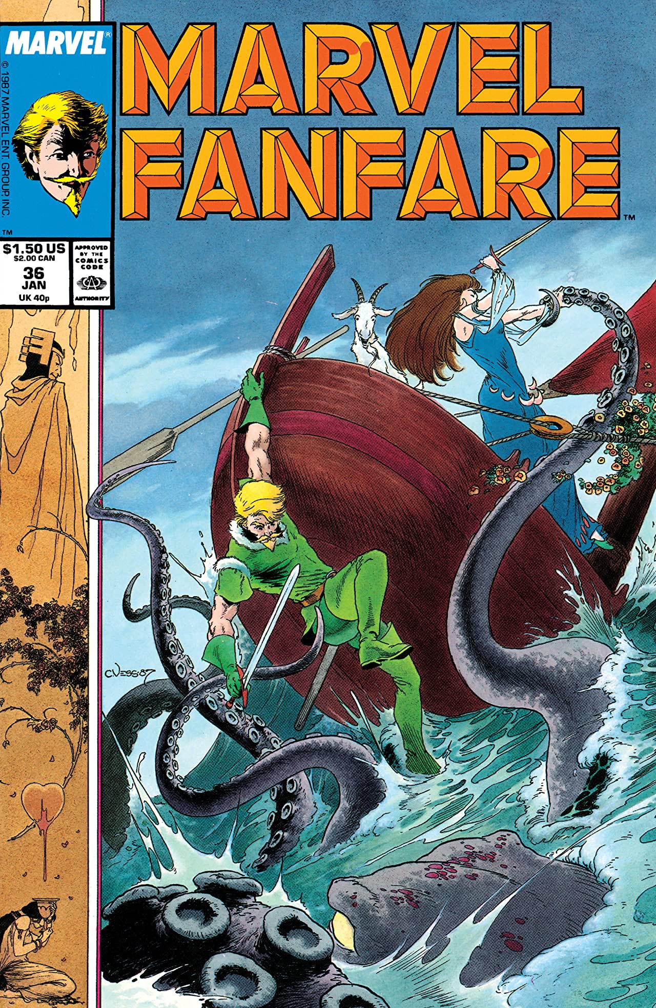 Marvel Fanfare (1982) #36 cover