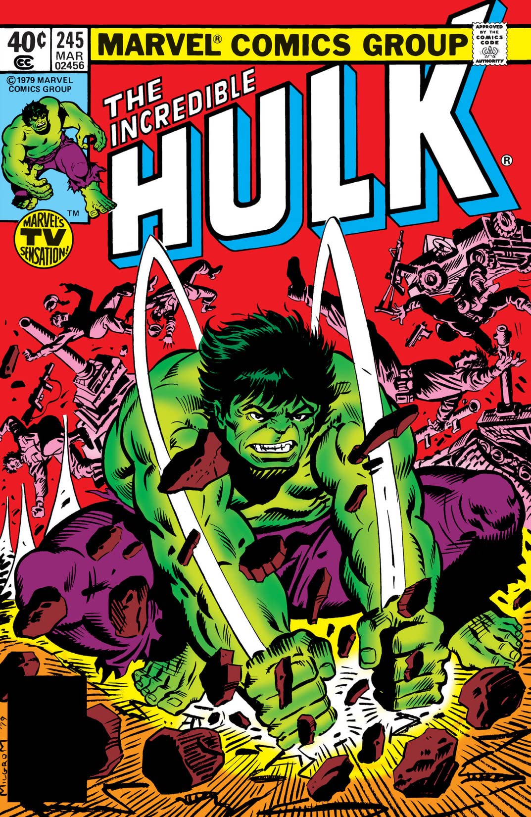 The Incredible Hulk #245 cover