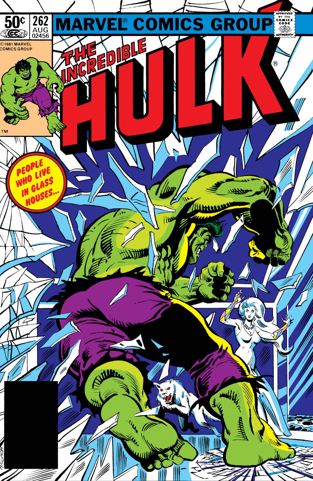 Cover of The Incredible Hulk #262
